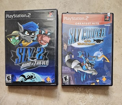 SLY 2 Band Of Thieves PS2 (2002/2004) Manual, Map Plus FREE 2 Video Games VTG 
