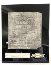 1959 Chevrolet Sales Spectacular Advertising Printing Plate