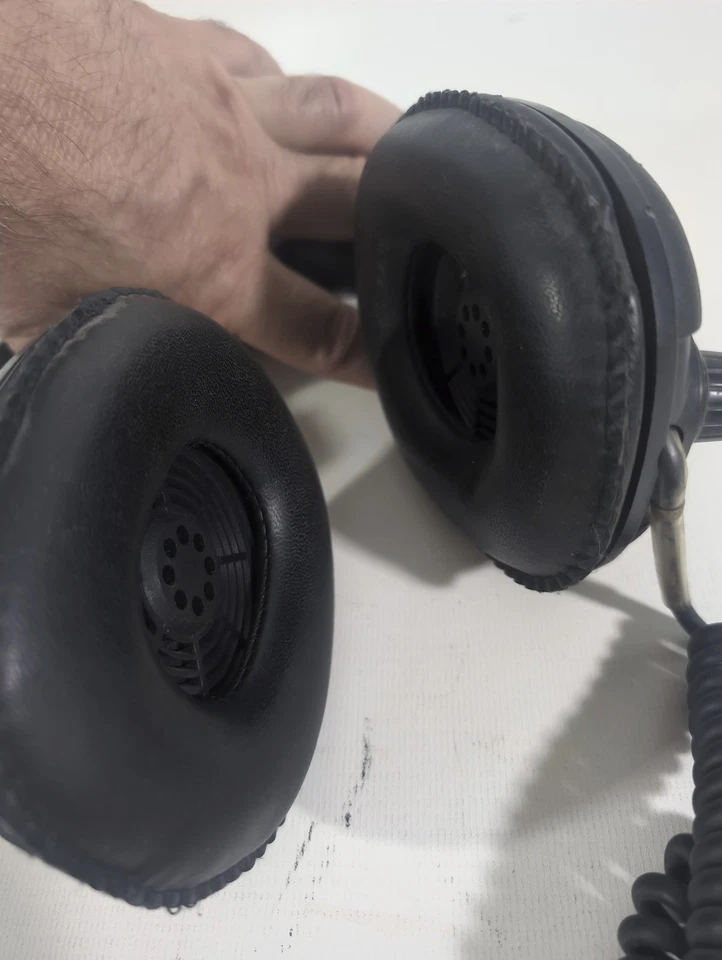 Ancien Casque Vintage audio EUROPSONIC SH-300 ERS hi-fi stereo mono 8 Ohm - PB - Photo 4/4