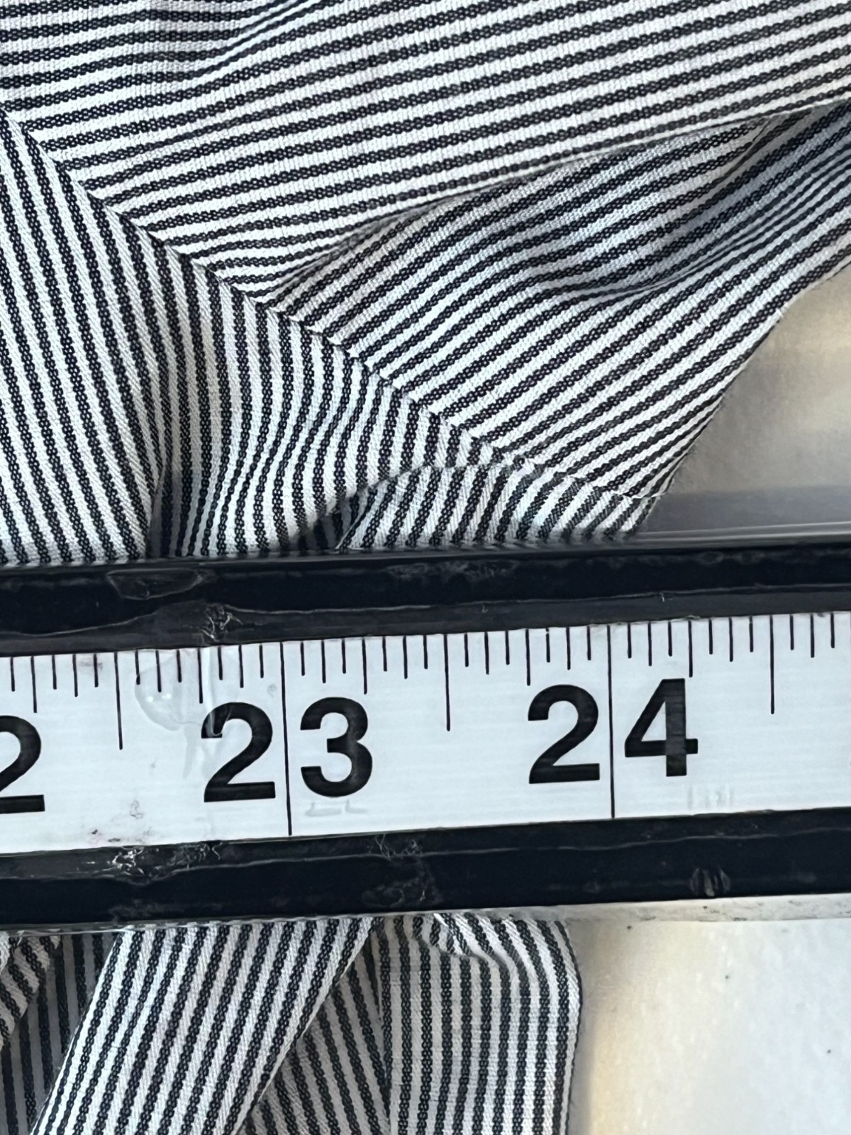 Larry Levine Plus 3X Button Down Blouse Gray Blac… - image 4