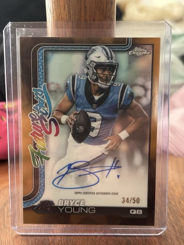 2025 Topps Chrome Bryce Young Future Stars Autographs (RAW)