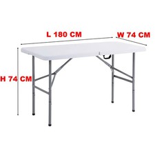 6FT CATERING CAMPING HEAVY DUTY FOLDING TRESTLE TABLE PICNIC PARTY BENCH S247