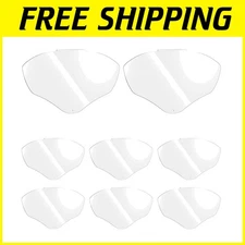Face Shield Replacement Lens 8 Pack - Clear Polycarbonate