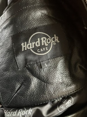 lederjacke herren Schwarz Grösse S aus New York vom Hard Rock Cafe