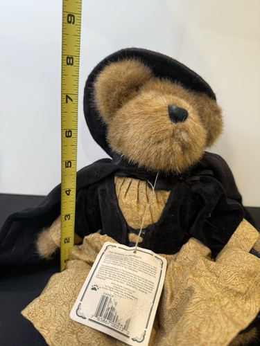 Vtg Halloween Boyds Bears Witch Endora Spellbound Archive 81004 With Black Cat - Picture 5 of 8