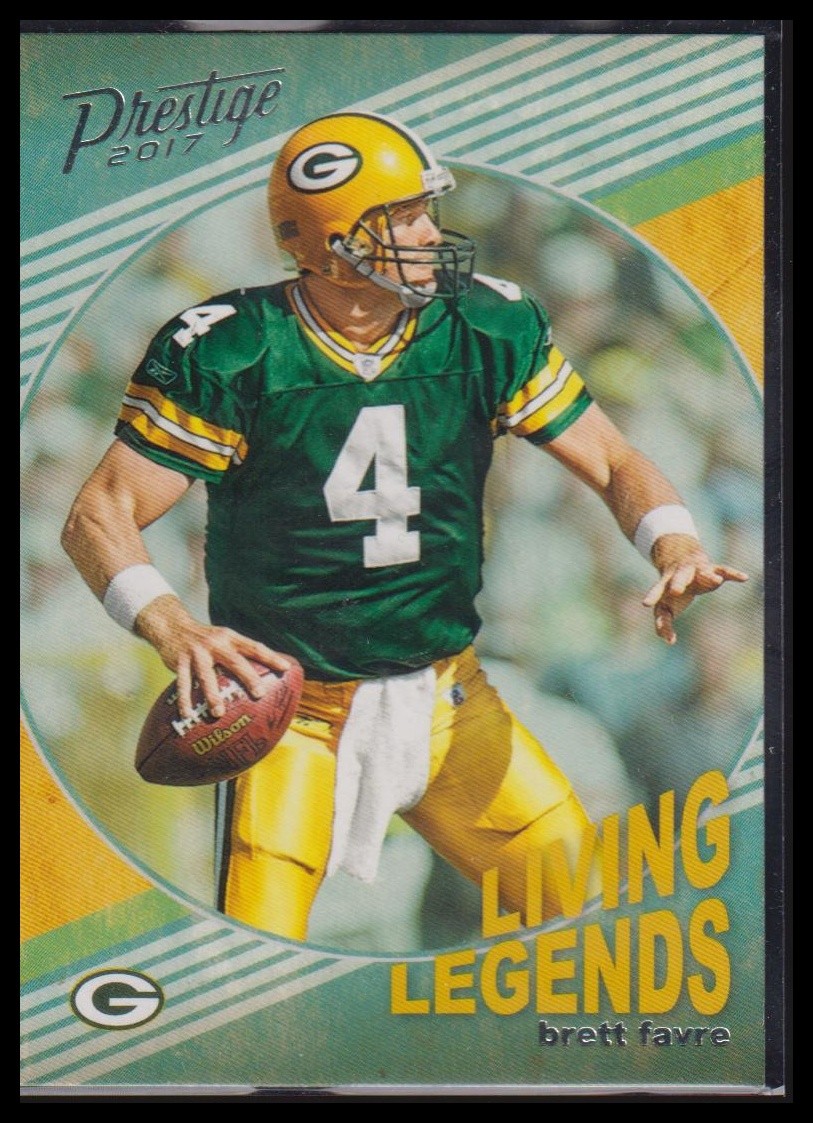 2017 Panini Prestige #8 Brett Favre Living Legends HOF