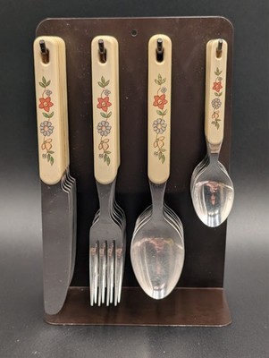 Corelle English Breakfast Silverware 6 Settings 24 Pcs Stainless