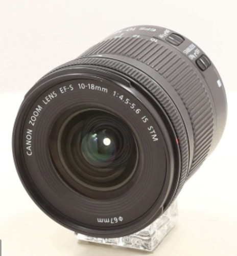 Canon EF-S 10-18mm F/4.5-5.6 IS STM Lens From Japan used