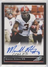 2017 Leaf Ultimate Draft Silver Spectrum /15 Marcell Ateman #BG-MA2 Auto 10k8