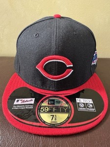 Cincinnati Reds 2012 Playoff New Era 59Fifty Fitted Cap Hat Size 7 5/8 New Tags