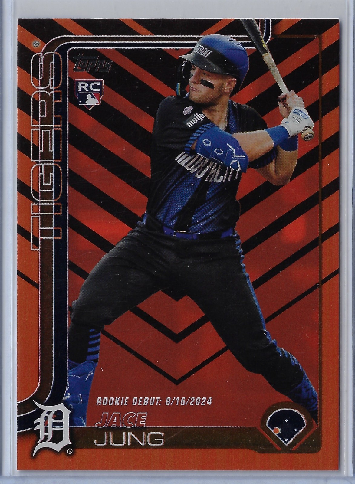 2025 Topps Update Jace Jung RC #US93 Debut Holiday Foil