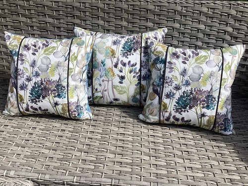 Set Of 3 Voyage Madison Morning Chorus Cushion Covers - Picture 9 of 11