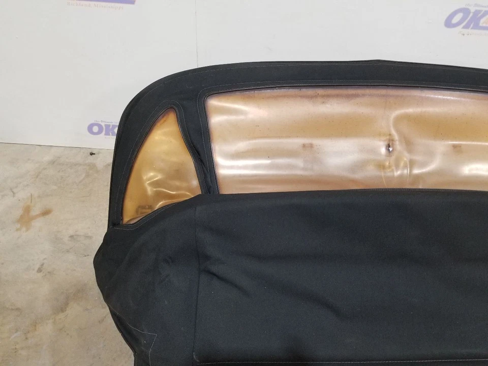 89 1989 MERCEDES BENZ 560SL SOFT TOP ROOF BLACK Foto 3 de 4