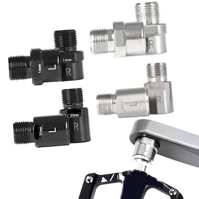 Fahrrad Pedal Achsverlängerungen Paar 16MM 20MM Chromstahl für 9 16 Zoll Fahrr