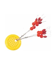 Beau-Mac STPE-8/12 Bobber Stop Eggs W/Beads 10Pk 8-12IN Multicolor Fishing