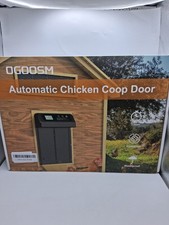 Ogoosm Battery Powered Automatic Chicken Coop Door with Timer Anti-Pinch Design