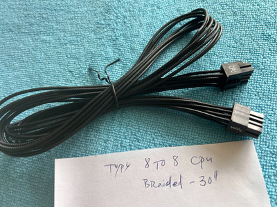 CORSAIR  CPU 8 pin  TO  8 PIN  POWER  SUPPLY CABLE  for  Corsair RM750X ,RM850X