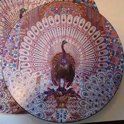 Vintage Springbok Round Puzzle ''Peacock Throne'' 1973 COMPLETE Over 500 Piece USA