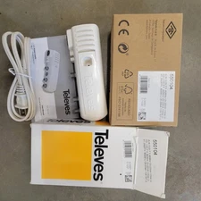 Televes 550104 TV Antenna Distribution Amp Power Booster Kit for Dinova - NIB