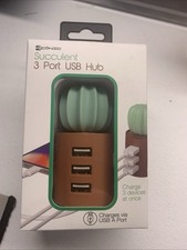 Succulent 3 Port USB Hub .                         220