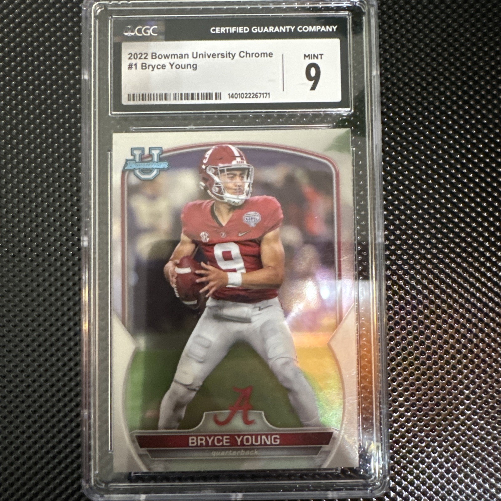 2022 Bowman University Chrome Bryce Young #1