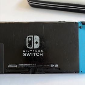 NINTENDO SWITCH CONSOLE HAC-001 With CHARGER & Case Joycons Oem TESTED