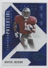 2008 Leaf Certified Materials Potential Blue 61/100 Dexter Jackson #CP-25 0b2