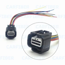 8-Way Front Headlamp Headlight Pigtail Connector Fits Honda Accord 2018-2022