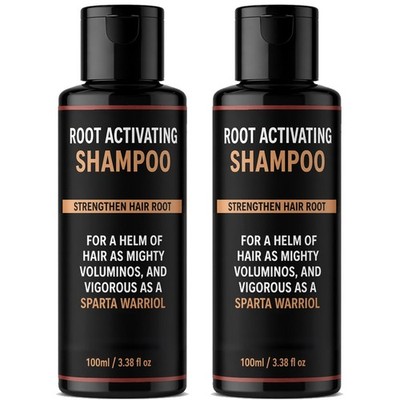 (Pack 2) Root Activating Shampoo Hair Regrowth Shampoo and Conditioner 100ml USA