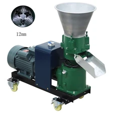 INTBUYING® 160 Model 12MM Feed Pellet Mill Machine 120-150KG/H Output 239958