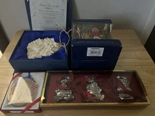 Lot of 6 Assorted Christmas Ornaments