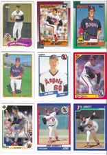 Jim Abbott Baseball Cards, 27 Card Lot, NM-MT