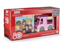 NEW Fisher-Price Little People Lot of 3. Book, Figure and Truck Limited Edition