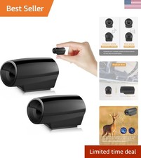 2 Pack Deer Whistle Warning for Car Horn Unit With Rubber Pads, Exterior Acce...