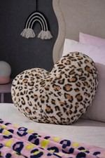 NEXT Animal Print Heart Cushion Brand New