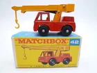 VINTAGE MATCHBOX LESNEY No.42c IRON FAIRY CRANE IN ORIGINAL BOX 1969