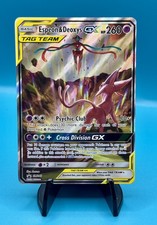 Pokémon TCG Espeon & Deoxys GX TAG TEAM SM240 Black Star Promo