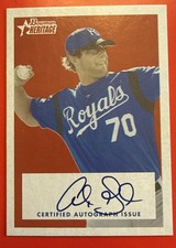 Alex Gordon 2006 Bowman Heritage Signs of Greatness Auto D #SG-AG Kansas City