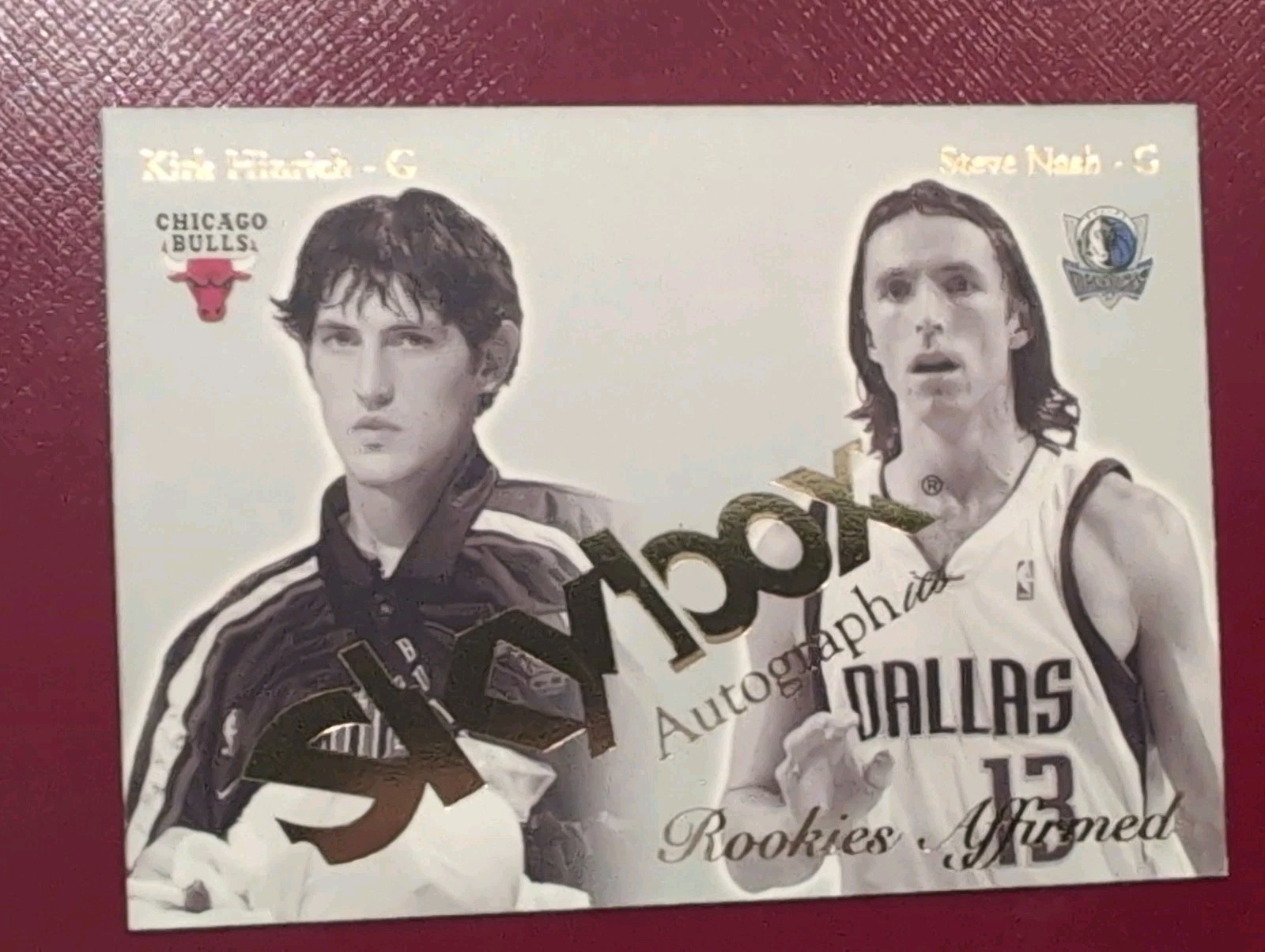2003-04 Skybox Autographix Rookie Affirmed Kirk Hinrich Rc # 11