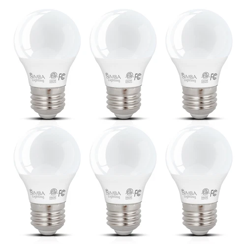 [6 Pack] LED A15 ETL Listed 5W 120V 40W Equivalent Bulbs E26 5000K Daylight