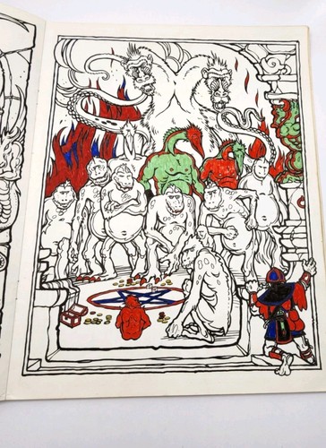 Libro da colorare ufficiale Dungeons & Dragons vintage 1979 (a colori) - Foto 22 di 24