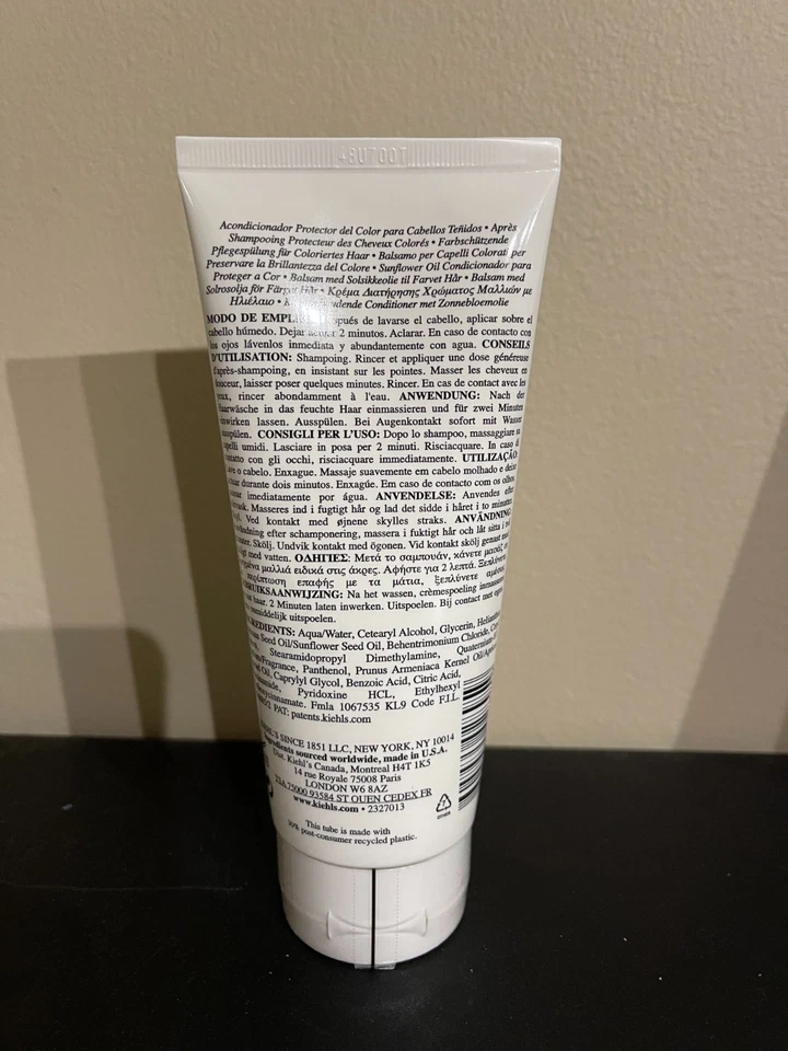 Kiehl's Sunflower Color Preserving Conditioner 6.8oz/ 200ml New Sealed - Image 2 of 2