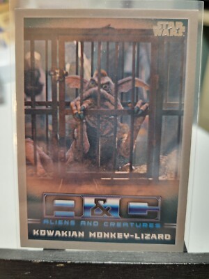 Kowakian Monkey-Lizard Aliens & Creatures Silver 14/25 2020 Star Wars Mandaloria
