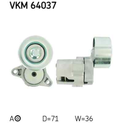 SKF Umlenkrolle, Keilrippenriemen VKM 64037