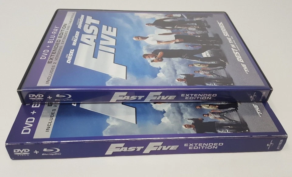Fast Five (Blu-ray/DVD, 2011, 2-Disc Set, Rated/Unrated Includes Digital Copy DV - Image 4 of 4