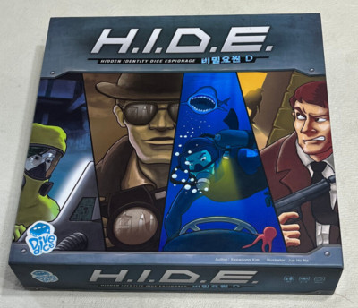 H.I.D.E. : Hidden Identity Dice Spionage - von Diva Dice / Korea Brettspiele