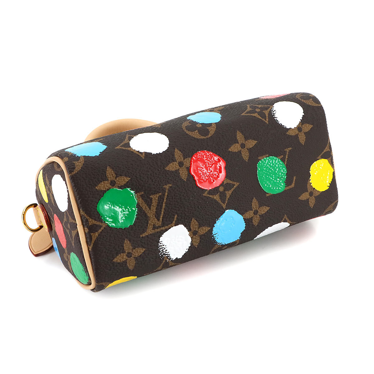 LOUIS VUITTON LVxYK Monogram Painted Dots Nano Speedy 2way