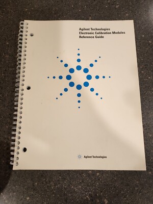 Agilent Electronic Calibration Modules Reference Guide manual | eBay
