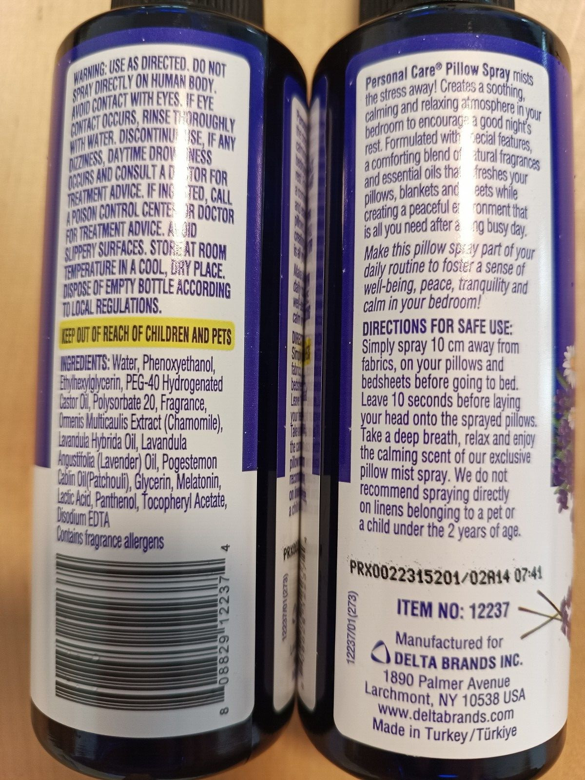 3-Pack Lavender Sleep Spray – Pillow Mist with Melatonin & Essential Oils