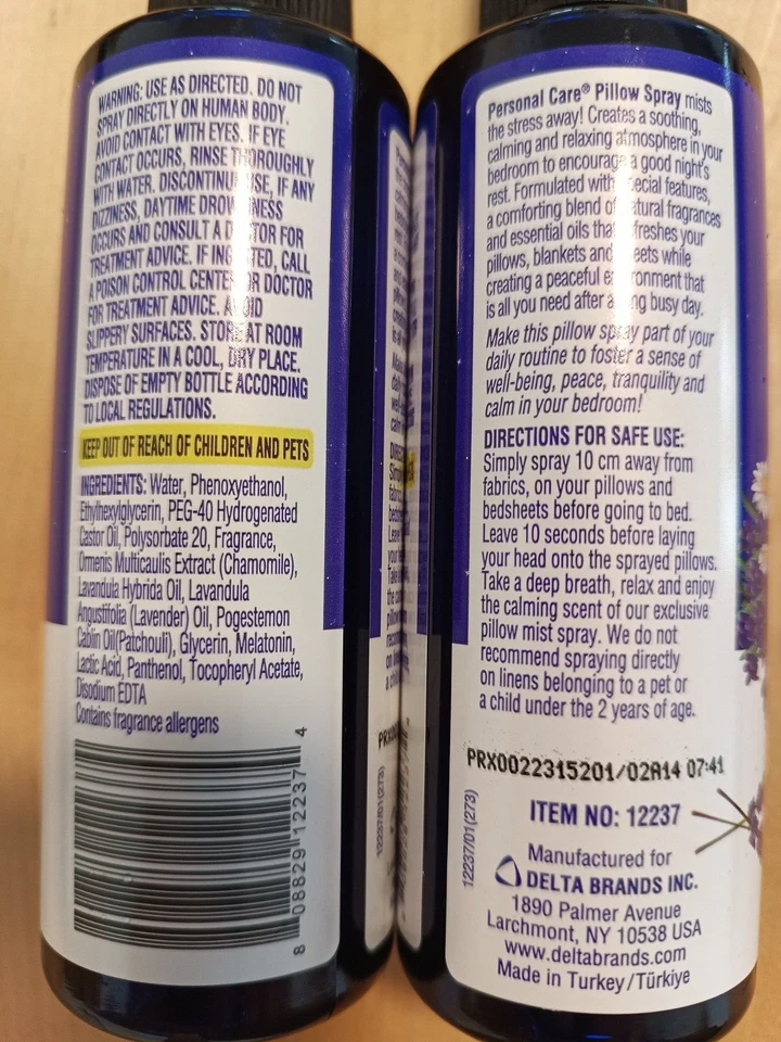 2x PACK Lavender Pillow & Bedding Spray Mist - Melatonin & Essential Oils 10 oz - Image 3 of 3